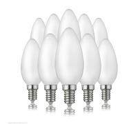 Hellum 5688 Interior 10lamp(s) LED Transparente iluminación decorativa, vidrio, 2 W, mate, 10er pack de, E14