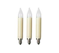 Hellum 901030 - Vela decorativa LED de 3 W E10 (3 unidades)