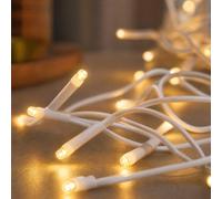 Hellum luces blancas 10 LED, 1,35 m de longitud, luz blanca cálida clásica, luces navideñas con enchufe, luz artificial para árbol de Navidad <59 lumen 579109
