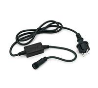 Hellum sistema LED Profi cadena de luz para exteriores cable de alimentación extensible con enchufe IP44, resistente a la intemperie, longitud 300cm, cable VERDE, outdoor 555158