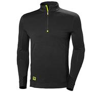 Helly Hansen HH LIFA 1/2 Zip Workwear, Negro, M-Chest 39.5" (100Centimeters) para Hombre