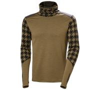 Helly Hansen Lifa Merino Midweight Balaclava Hoodie - Jersey de lana merino - Hombre Sepia Houndstooth XL