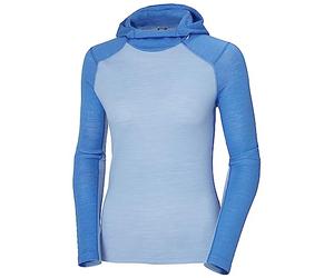 Helly Hansen Mujeres W Lifa Merino Sudadera con capucha de peso medio, Azul Brillante, XS