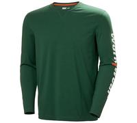 Helly-Hansen Ropa de trabajo HHWW Graphic de manga larga para hombre, Verde, Large