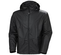 Helly Hansen Voss, 590-L70180 Chaqueta Impermeable, Hombre, L, Negro