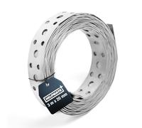 HELPMATE - Tira perforarda de acero de 3 m - 20 mm, 0,8 mm de espesor