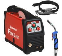 HELVI Fox 191 - Soldadora Inverter Multiproceso (MIG-MAG/MMA-TIG), corriente continua (DC)