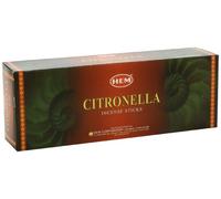 Hem Citronella Varillas de Incienso, 120 Unidades (Paquete de 6)