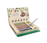 HEM Cleansing Collection - 6 Mezclas de Incienso de Salvia Blanca: Salvia Azul, Lavanda, Hierba Santa, Salvia Negro, Eucalipto, Salvia Real - Incluye Soporte para Varillas