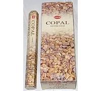 Hem Copal hexa-bastoncini de incienso, 6 paquetes x 20 Varillas = 120 Varillas