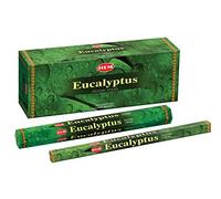 Hem Eucalipto, tubo hexagonal de 20 varillas - Incienso con dobladillo