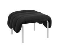 Hem Ottoman Puffy 58x67 cm Anthracite-acero inoxidable