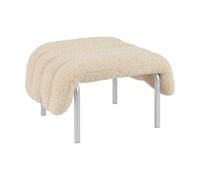 Hem Ottoman Puffy 58x67 cm Eggshell-acero inoxidable