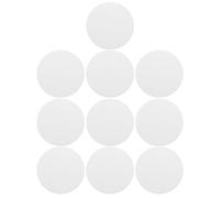 Hemobllo 10 Piezas Cubierta Difusora de Luz LED Redonda, Difusor de Cubierta de Luz, Acrílico Blanco, para LED y Panel de Retroiluminación, Iluminación Comercial y Doméstica