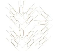 Hemobllo 14 Piezas Colgador de Platos Decorativos Invisible Resorte, Acero | Gancho en Forma de W, Instalación Sencilla, Sujeción Firme, Acabado Limpio para Pared