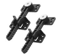 Hemobllo 2 Piezas Conector Oculto Bloqueo Seguro, Negro Plástico, para | Instalación sin Herramientas, Compatibilidad Amplia Sofás de Tela y Cuero, Uso en Sala