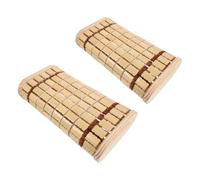 Hemobllo 2 Unidades Almohada de Bambú y Madera para Relajación, Estilo Chino