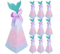 Hemobllo 20 Cajas de Dulces Forma de Sirena de Papel para Boda y Fiesta, Pack Ligero que Crea Ambiente Festivo Puede Llenar Caramelos