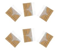 Hemobllo 6 Juegos Carpeta de Viaje con Insertos de Papel Kraft y PVC | Compartimentos Independientes, Sistema de Recambio Tipo Cuaderno, para Vacaciones y Viajes de Negocios