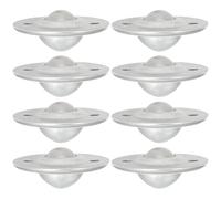 Hemobllo 8piezas Rodillos de Transferencia de Bolas con Rodamientos de Acero para Muebles y Sistemas de Transmisión