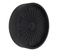 Hemobllo Carrito para Macetas Redondo de Plástico Negro con Ruedas Giratorias 360°, Fácil de Mover y Proteger Suelos, Adecuado para Jardín y Muebles Pequeños