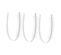 Hemobllo Cepillo Limpiador para Lavadora, 3 Piezas, PP y Nylon, white | Acceso a Juntas y Huecos Difíciles, Uso en Lavandería y Utensilios, para Hogares y Pisos