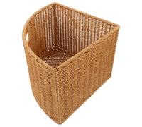 Hemobllo Cesta Portátil y Resistente Triangular Esquinera de Plástico Diseño Elegante para Organizar Rincones y Armarios del Hogar