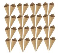 Hemobllo Conos para Pétalos de Boda de Papel Kraft 120 Piezas 6.7X2.36 Pulgadas para Fiestas Showers y Manualidades Decorativas
