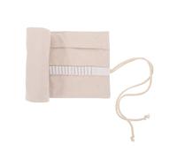 Hemobllo Estuche Enrollable Grande de Lona 48 Compartimentos para Pinceles y Lápices Organizador Portátil para Artistas y Estudiantes Bolsa Plegable Resistente para Viaje y Dibujo al