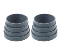 Hemobllo Guías de Grosor de Masa de Silicona 8 Piezas para Rodillos Compatibilidad Amplia, Accesorios para Repostería y Elaboración de Pasteles y Tartas