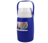 Hemobllo Jarra de Bebida Aislada 1l de PVC con Asa para Picnic | Azul, Portátil Prueba de Fugas, Uso en Playa y Camping, Conserva Temperatura, Fácil de Llevar