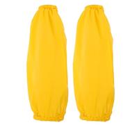 Hemobllo Mangas de Brazo Ajuste Regulable Amarillo Impermeables, Fundas Protectoras de Poliéster Resina para Limpieza y Jardín