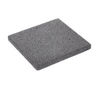 Hemobllo Placa de Parrilla Coreana de Piedra Volcánica 18cm Minimalista | Superficie Lisa, Aroma Preservado, Cocción Estable, Mantiene la Comida Segura, Fácil Limpieza