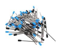 Hemobllo Recambios de Bolígrafo de Metal Escritura Suave y Consistente Tinta Negra y Azul 80 Piezas para Decoracion Colegio, Compatibles Cross Style Pens
