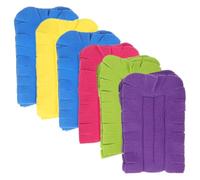 Hemobllo Recambios Reutilizables para Plumero de Mano, 6 Piezas de Polar Fleece Suave y Lavable para Eliminar Polvo Electrostático en Dispositivos Electrónicos y Muebles