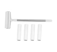 Hemobllo Rodillo Quitapelusas para Mascotas y Hogar Mango Extensible, para Eliminar Pelo de Mascotas y Polvo en Alfombras y Ropa, Material Abs Blanco