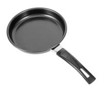 Hemobllo Sartén Antiadherente Pequeña de Hierro Negro para Panqueques | Cocina Diaria, Limpieza Fácil y Ahorro de Espacio, Apta para Desayunos, Filetes y Hogares Pequeños