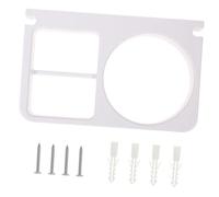 Hemobllo Soporte de Pared para Secador de Pelo Compacto con Diseño Seguro y Ranura para Cable Soporte Duradero para Baño y Peluquería Fácil Instalación y Almacenamiento Organizado