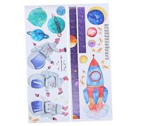HEMOTON 1 Juego etiqueta de la pared pintura pegatinas infantiles pared pegatinas pared infantiles home decor Moda gráfico de altura regla de altura pegatinas de pared niño apliques
