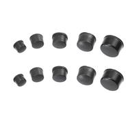 HEMOTON 10 Piezas Cabeza de Mazo de Repuesto de Goma Punta de Martillo de Goma Dura para Recambio Cabeza de Maza Suave y Resistente Accesorios Prácticos para Reparación y Montaje