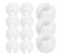 HEMOTON 24 Piezas Topes Instalación Cadena Persianas de Cuentas Enrollables para de Color Claro, Material Plástico Diseño Elegante Fácil Alta Fiabilidad y Cortinas y Estores
