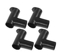 HEMOTON 4piezas Conectores Plásticos para Varillas de Tendedero Ángulo Recto Unión Resistente y Estable para Bastidores de Ropa Accesorios Duraderos para Percheros y Barras de Armario