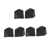 HEMOTON 6 Piezas Pies De Escalera Pies De Muebles Pies De La Escalera del Ático Reemplazo Tabla De Planchar Plegable L Regla Cuadrada Colapsando Antideslizante Pliegue Suministros Caucho