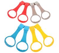 HEMOTON 8piezas Parque Infantil para Bebés con Anillos de Amarillos Azules Grises y Rojos Accesorios de Entrenamiento para Cuna y Corralito Ayudas para Caminar la Cama de Niño