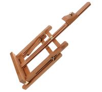 HEMOTON Caballete de Madera Maciza para Pintura Profesional, Soporte Práctico y Versátil para Mesa, Adecuado para Principiantes y Adultos en Exhibición de Arte y Dibujo