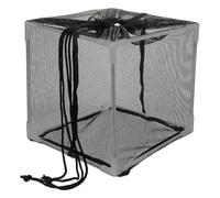 HEMOTON Caja de Prefiltro para Bomba de Estanque, Plástico Negro, Malla | Jaula Resistente para Bombas Sumergibles, Barrera de Residuos, Instalación sin Herramientas, Uso Exterior