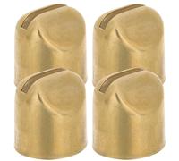 HEMOTON Kit de 4 Cuñas de Latón para Mango Cónico de Cortador, Fijador de Cuchillas para Uso DIY Superficie Pulida y Diseño Compacto para Mangos de Madera