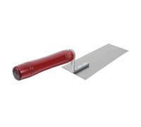 HEMOTON Llana de Albañilería de Acero Inoxidable con Mango de Madera Resistente Herramienta para Enlucido Colocación de Azulejos y Trabajos de Drywall para Construcción y Microcemento