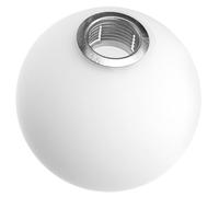 HEMOTON Pantalla de lámpara de repuesto de 100 mm, pantalla de cristal, casquillo G9, iluminación blanca poste de lámpara redonda, cubierta de lámpara para candelabro, techo de 10 cm