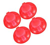 HEMOTON Protector Modernas Detector Rojo para Humo de Plástico Resistente a Roturas Instalación Fácil Paquete de 4 Unidades para Cocina y Uso Residencial